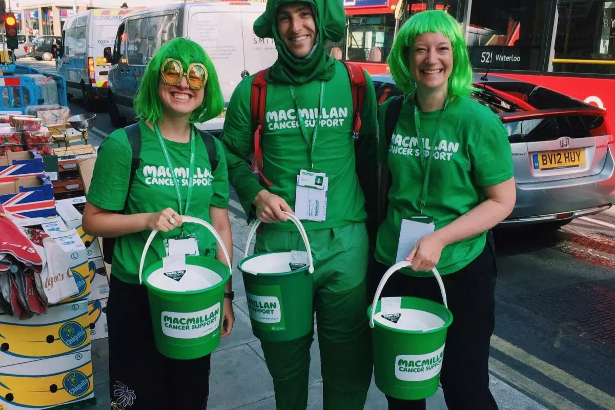 current work  fundraising day for macmillan