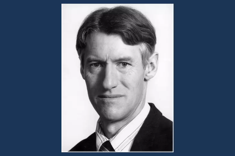 Black and white photo of michael argyle